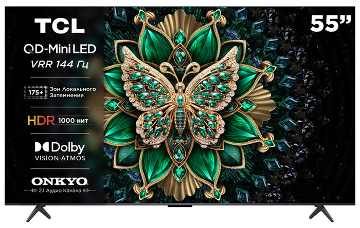 MiniLED телевизор TCL 55C6K